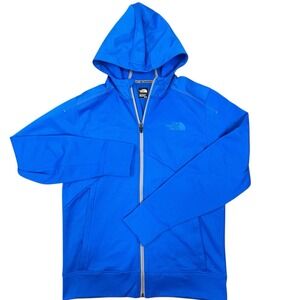 The North Face Mountain Athletics Men's Full Zip Hooded Jacket Blue Tonal Logo